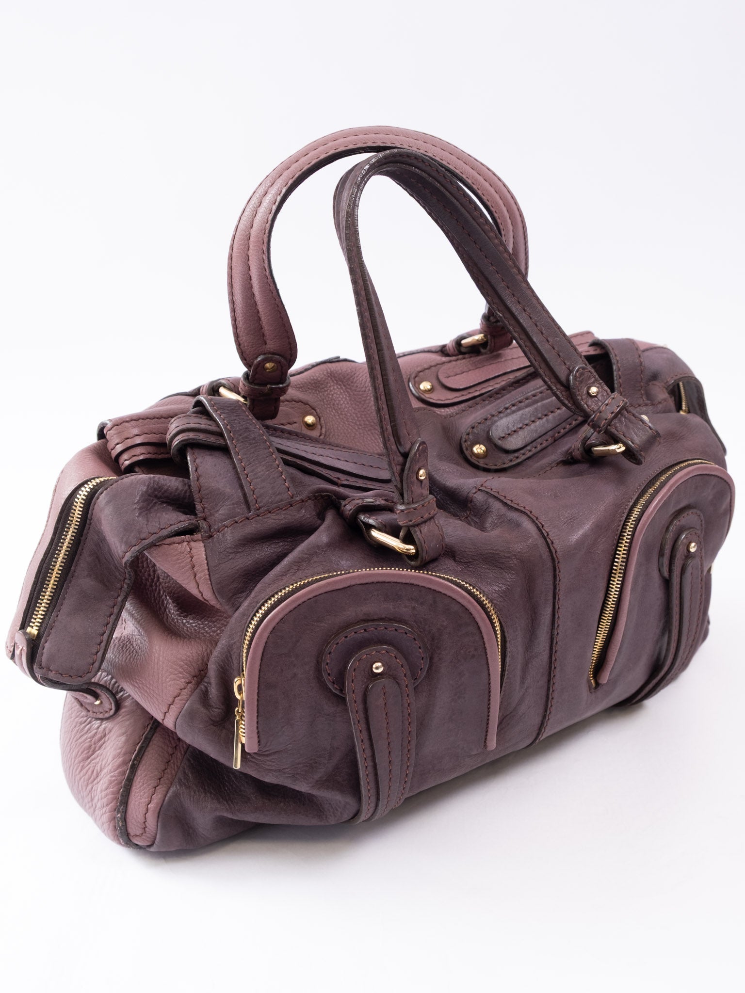 Jamin Puech Distressed Brown Leather Multi-Pocket Satchel – Taro's