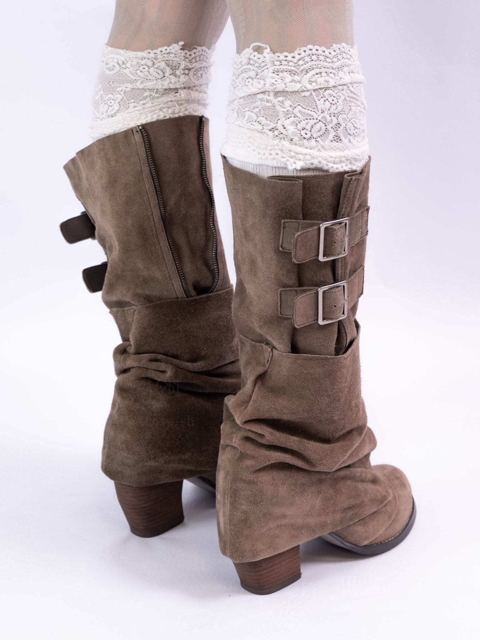 ZUCCa Brown Suede Platform Boots Size M – Taro's Wish
