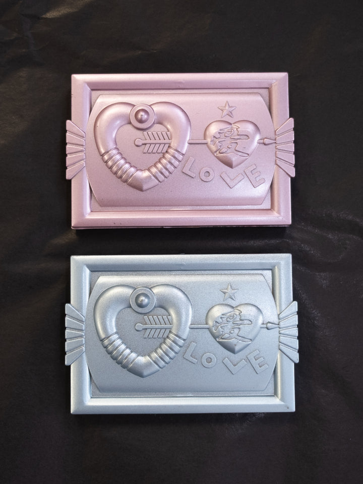 vintage hair comb and mirror set