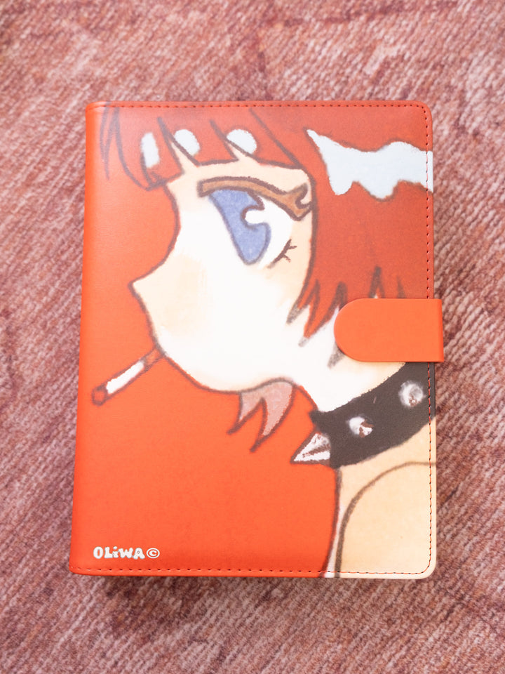 Oliwa PU Leather Ring Binder Notebook A5 Size