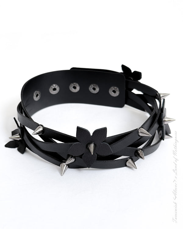 THORN & FLOWER CHOKER | LAND OF NOTHINGNESS